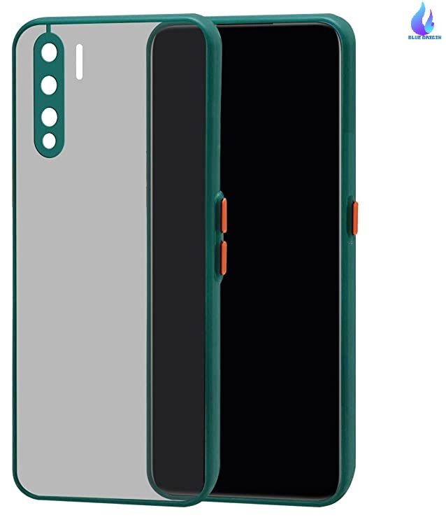 Oppo F15 Luxury Shockproof Frosted Transparent Matte Phone Back Cover