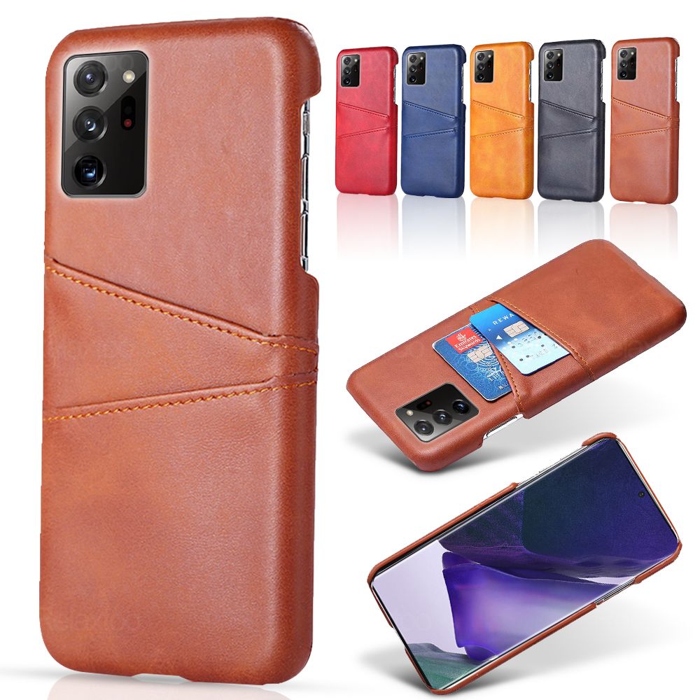 Luxury Card Holder Case For Samsung Note 20 Ultra S20 S10E S10 Plus Leather Wallet Back Case For Samsung Note 10 Plus Phone Cover