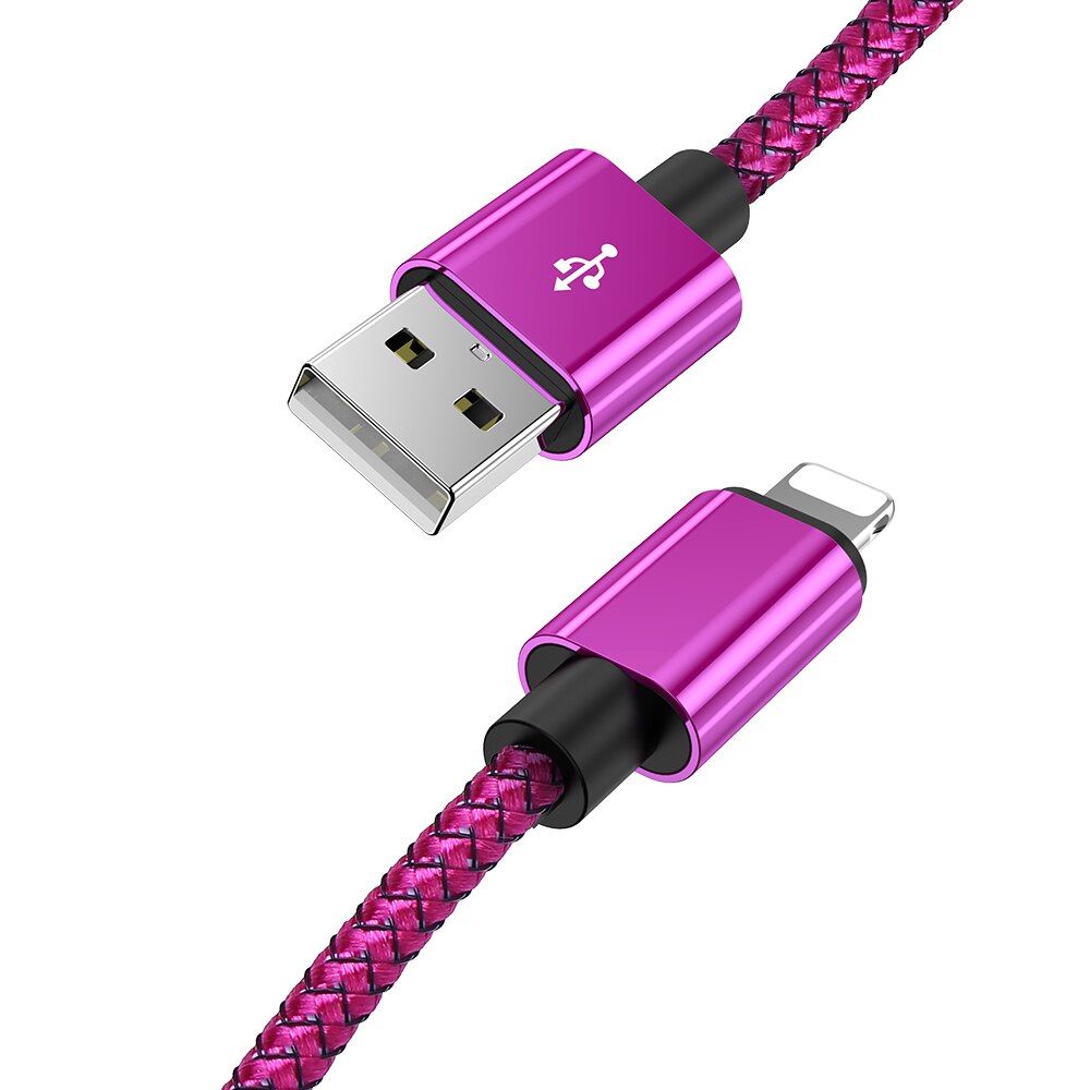 1m 2m 3m USB Cable Data Charger For iPhone 12 11 Pro Max X 6 SE 6S 7 8 Plus Apple iPad Origin Mobile Phone Cord Fast Charge Wire