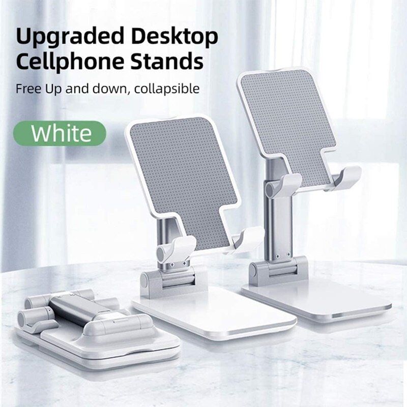 Cute Desk Mobile Phone Holder Stand For iPhone iPad Metal Desktop Tablet Holder Adjustable Table Cell Foldable Extend Support