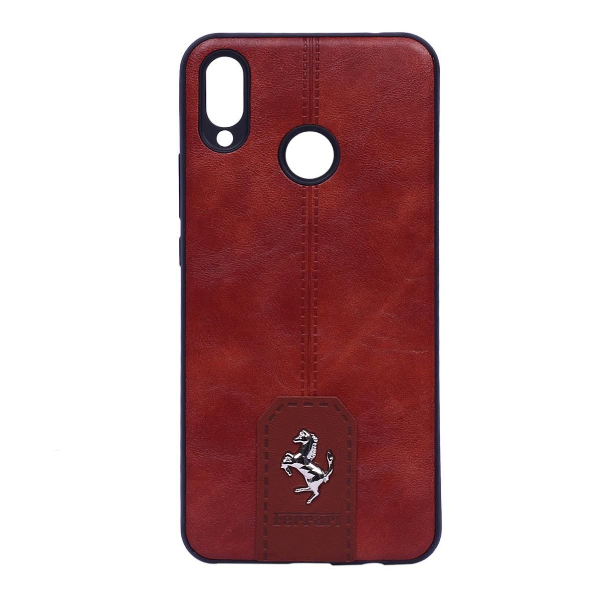 Ferrari Leather Back Case for Huawei Nova 3i