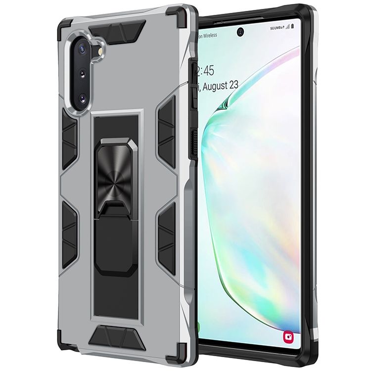 For Samsung Galaxy Note10 Heavy Impact Resistant Military Bracket Armor Series [Support Magnetic Car Mount] Protective Case  Cover