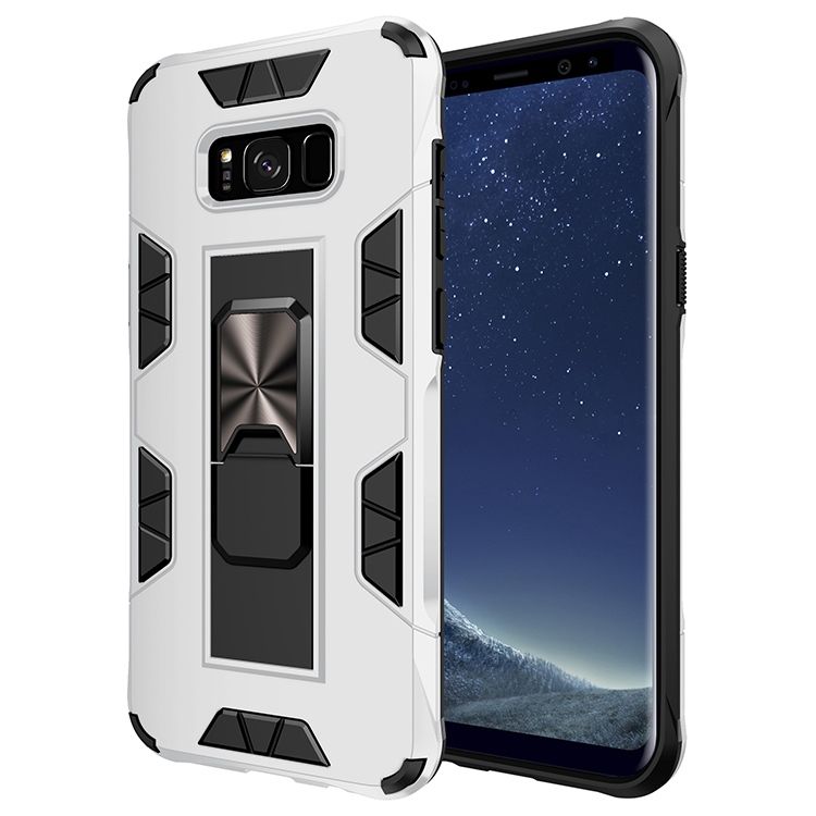For Samsung Galaxy S8 Heavy Impact Resistant Military Bracket Armor Series [Support Magnetic Car Mount] Protective Case  Cover
