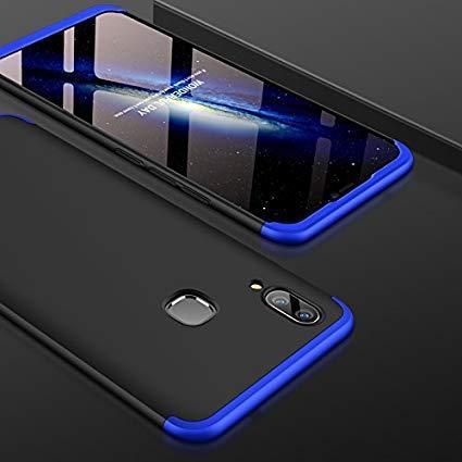 Vivo V9 360 Degree GKK Phone Back Cover - Black & Blue