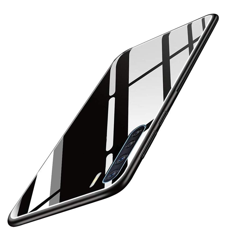 Oppo F15 - ( Premium Quality ) Back Cover Glass Case - Phone Back Cover