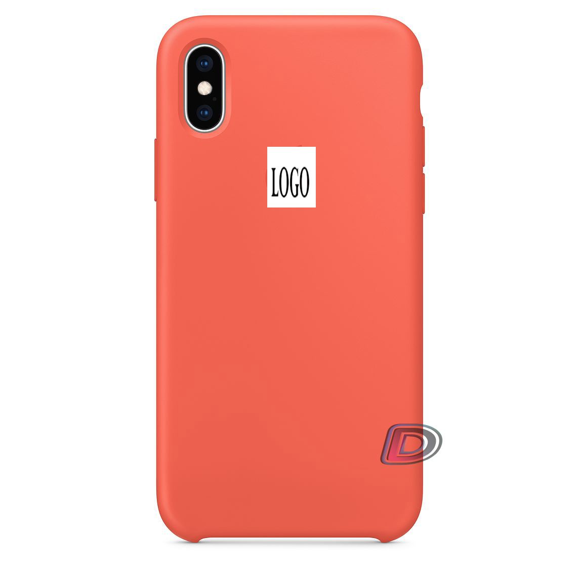 Official silicon case for { i.phne Xr } with logo