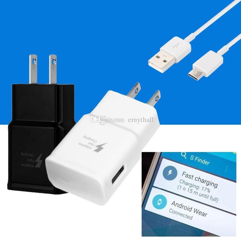 SAMSUNG 9V Adaptive 2pin Travel Super Fast Charger For S5, S6, S6 EDGE, S7, S7 EDGE etc.