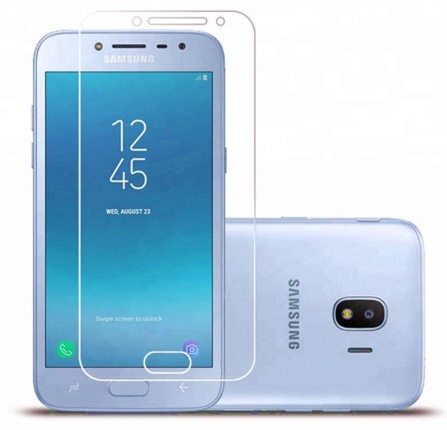 2pcs Glass for Samsung Galaxy J2 2018 Screen Protector 9H full black