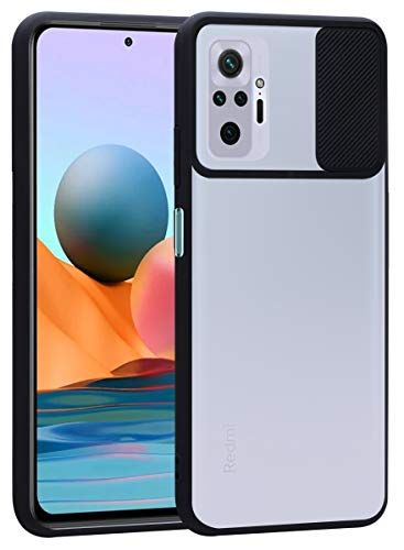 For Xiaomi Redmi Note 10 Pro Jkobi Hard PC Camera Protection Shutter Translucent Back Cover Case for Xiaomi Redmi Note 10 Pro Back cover