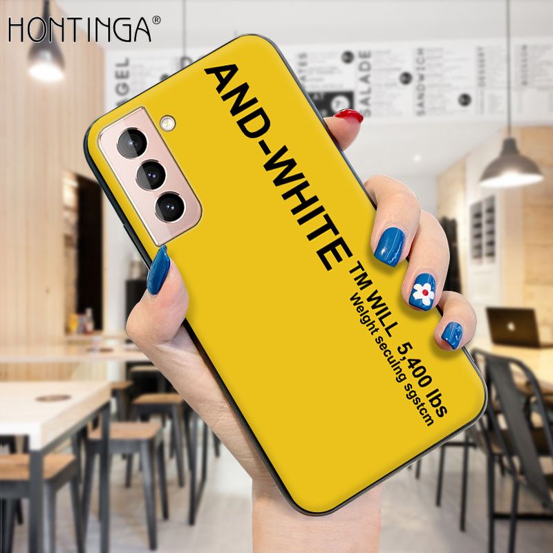 Hontinga for Samsung S21 Plus 5G Case Simple Generous Clean Color Girls Boys Cases Shockproof Soft Silicone TPU Phone Cover