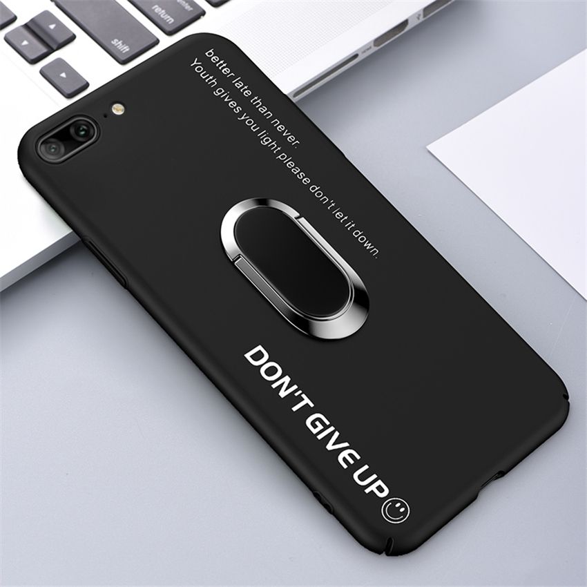 lthmy Ultra-thin Colorful Matte Hard PC Phone Case For Apple iPhone 7/8 Plus Magnetic Stand Cute Frosted Cover