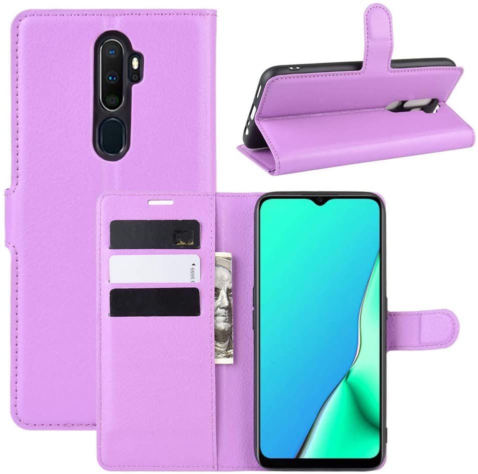 for OPPO A9 2020 case, for OPPO A5 2020 Case, PU Leather with Card Holder Case Wallet Flip with Stand Cover Protective Shell for OPPO A9 2020 /for OPPO A5 2020 Phone Case
