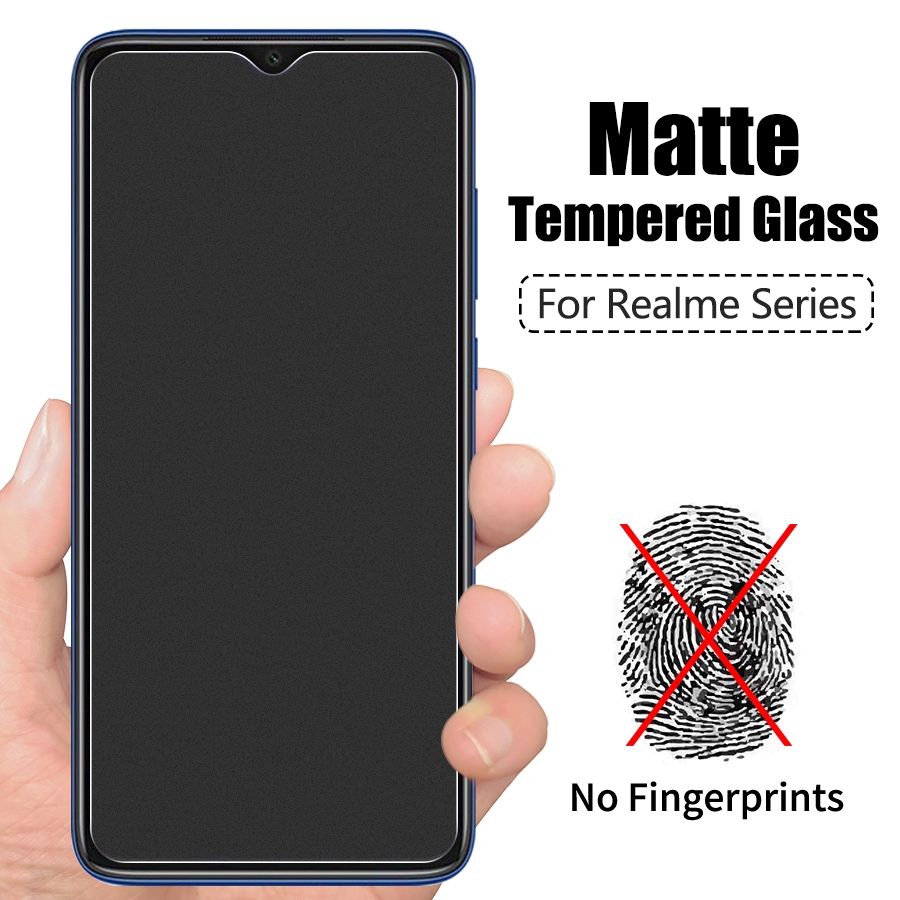 Realme 2 Pro Premium Anti-Fingerprint Matte Screen Protector Tempered Glass