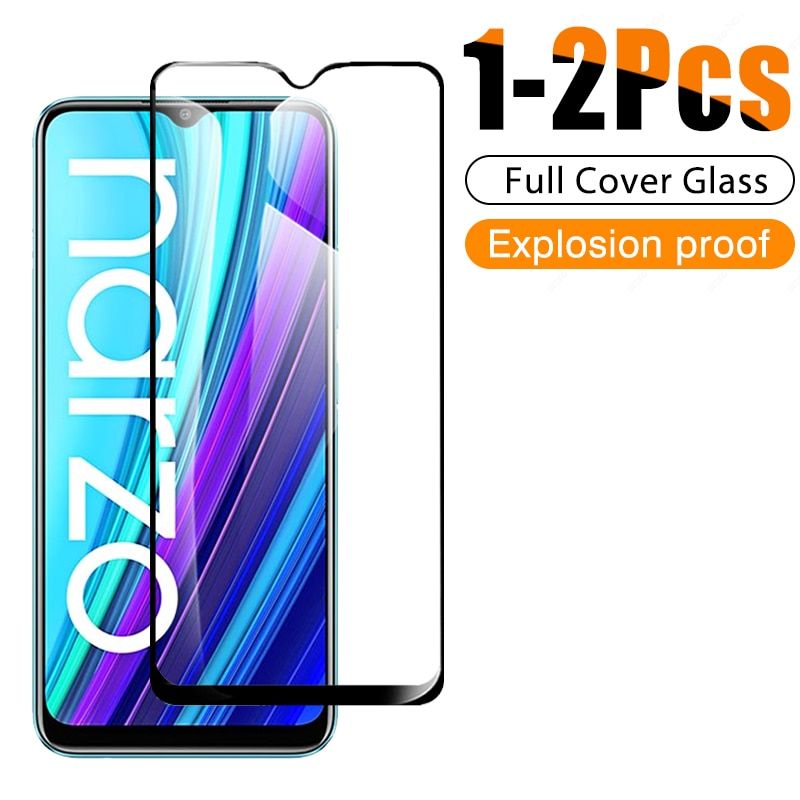 [Order message mobile phone model]1-2Pcs HD Full Cover Tempered Glass For Realme Narzo 30A Screen protector protective glass Film for realme narzo30 a 30 a