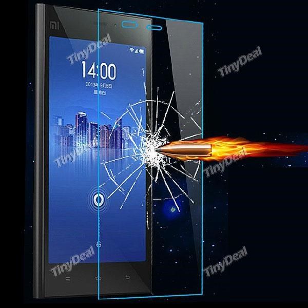 Mi3 এর জন্য গ্লাস স্ক্রিন প্রোটেক্টর-স্বচ্ছ