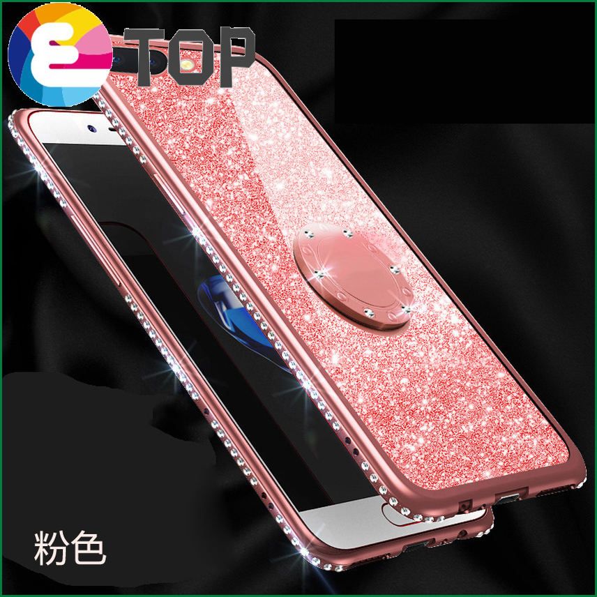OPPO Reno5 mobile phone shell silicone A54 flash powder edge drill realme7 protective cover suitable for A32A93f19 soft female