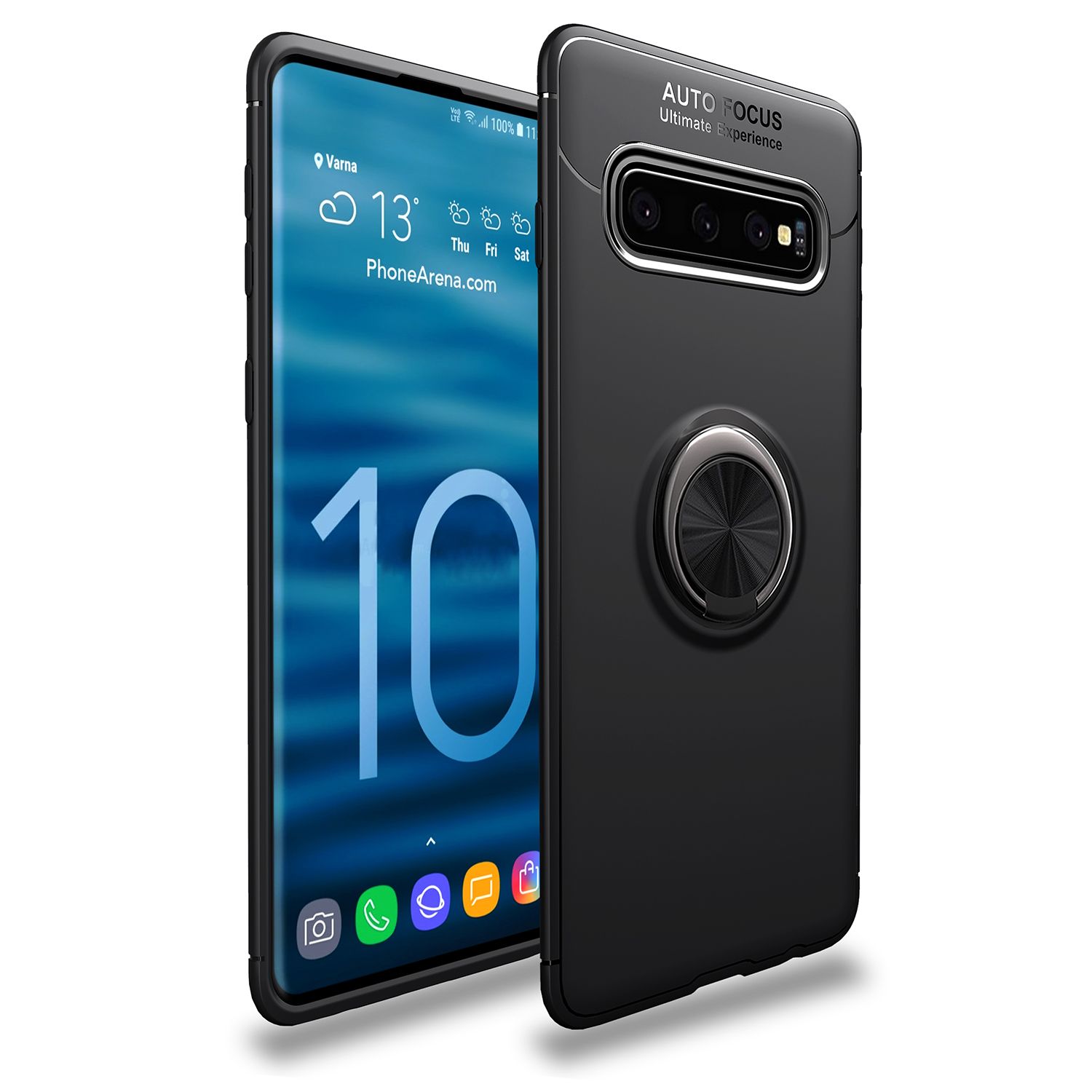 Mobile Phone Case Suitable For S10 Plus Car Invisible Ring Holder color