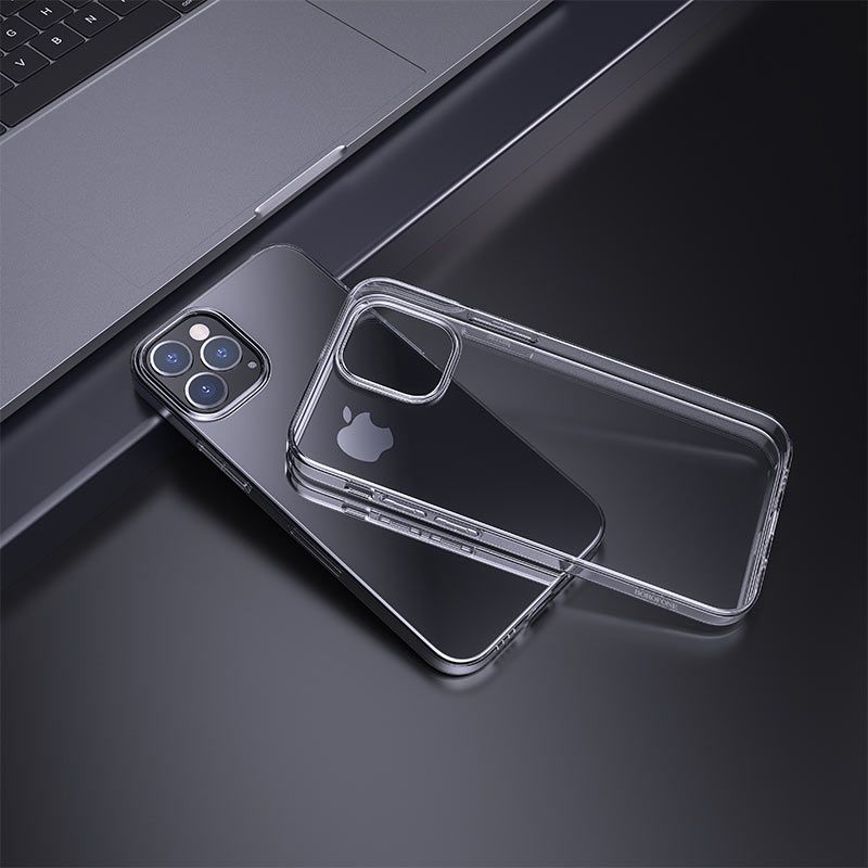 For iPhone 12 - Soft TPU Transparent Phone Case Protective Back Cover
