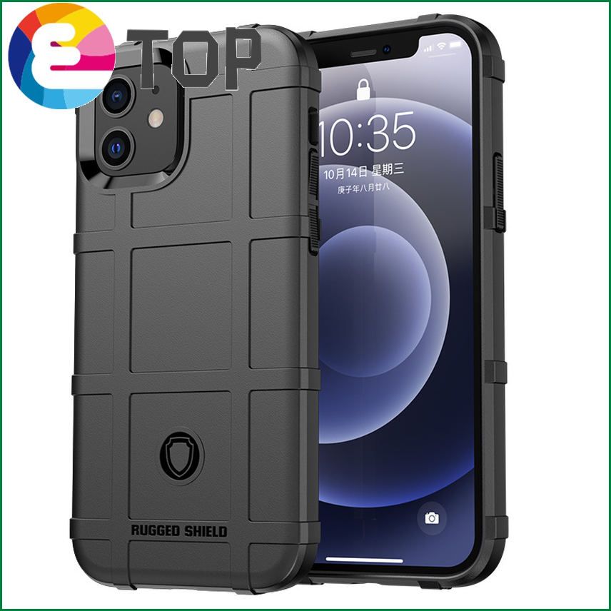 【ETOP】Drop resistance Rugged Shield Case For Samsung Galaxy A12 M12 Defender Armor Soft TPU Rubber Cover