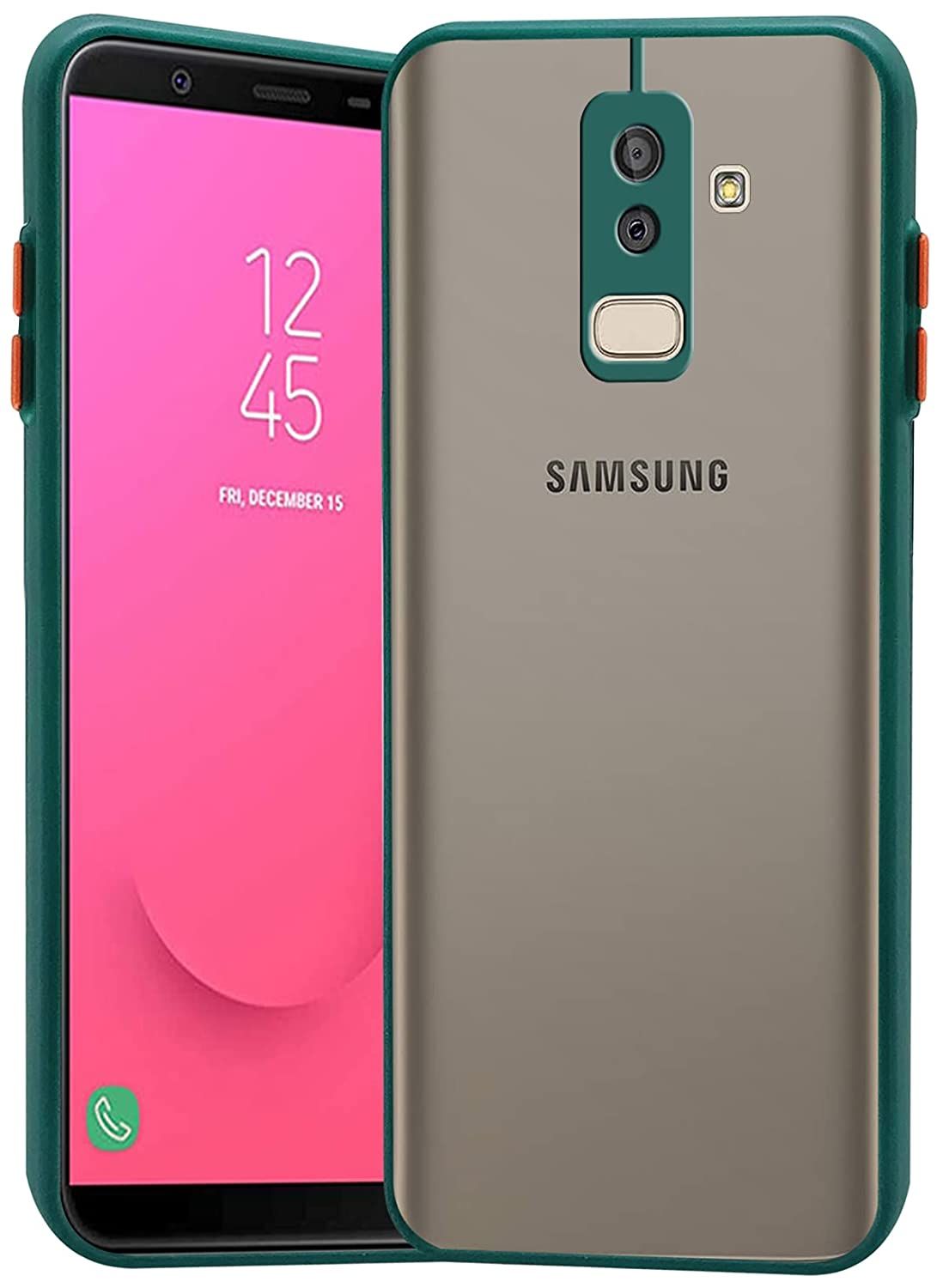 Samsung Galaxy A6 Plus Luxurious Smoky Matte Shockproof Armour Case - Phone - Camera
