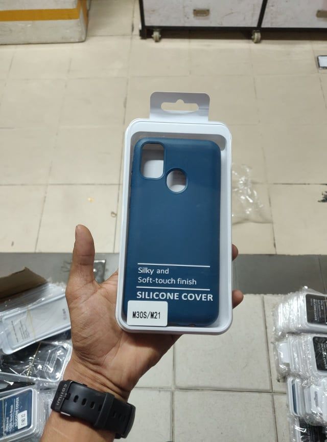 Samsung Galaxy M30s / M21 / M21s Luxury Soft-touch Finish Silicone Shockproof Bumper Protective Premium Back Cover