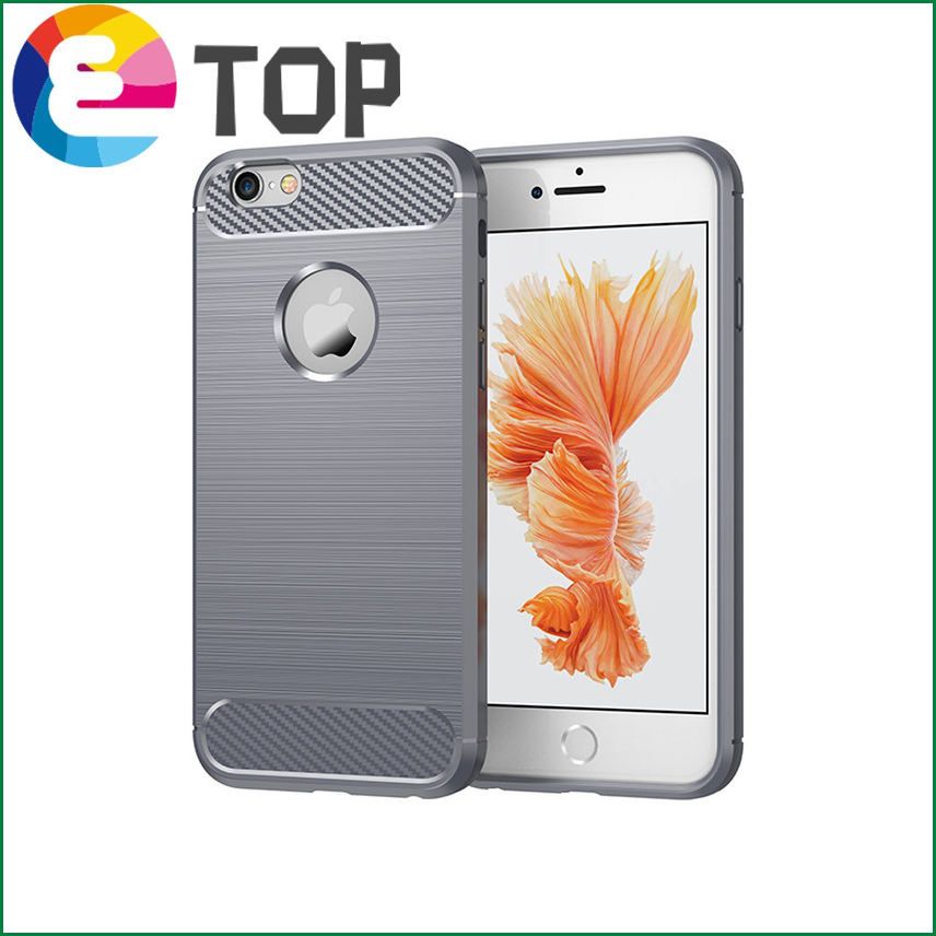 【ETOP】Suitable for Apple For Iphone6s mobile phone shell Apple For Iphone6 Plus protective sleeve brushed pattern anti-fall soft shell sleeve