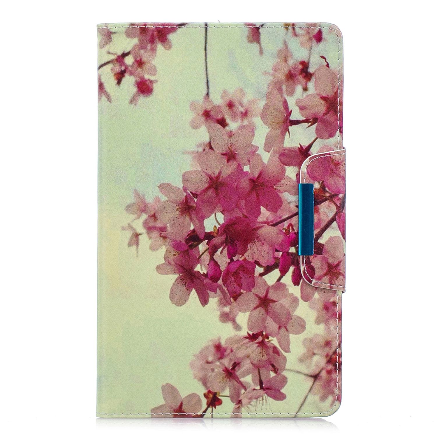 Yfashion For Amazon HD8 (2017/2018) Cartoon Coloured Painted PU Leather Front Buckle Protective Case with Card Slot Bracket Style