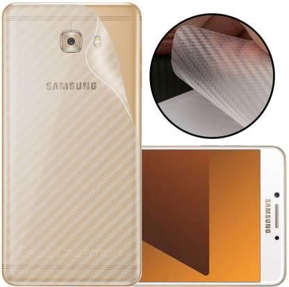 Samsung Galaxy C9 Pro Back Skin Carbon Fiber Sticker Protection 3D-Transparent