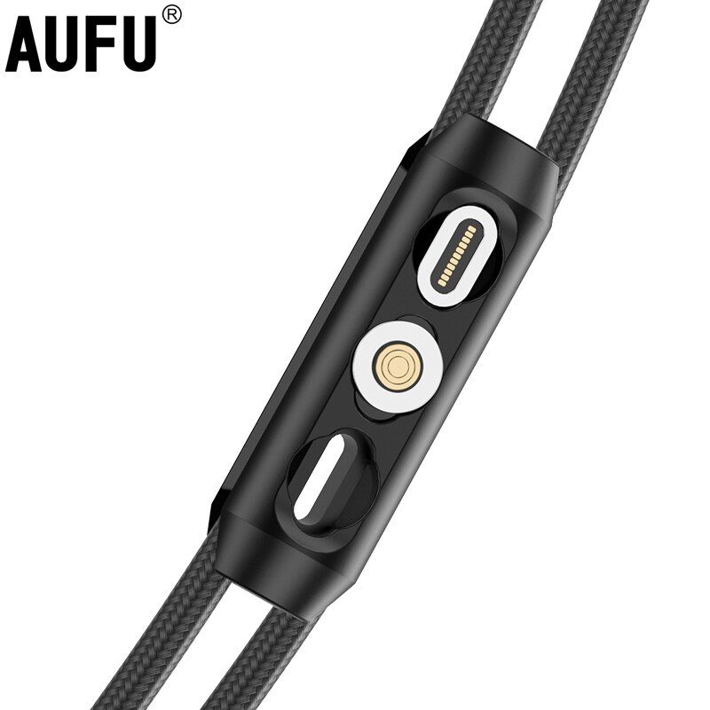 Universal Magnetic Charging Cable Tips Case Storage Portable Micro USB Type C Connector Head Container Soft Silicone