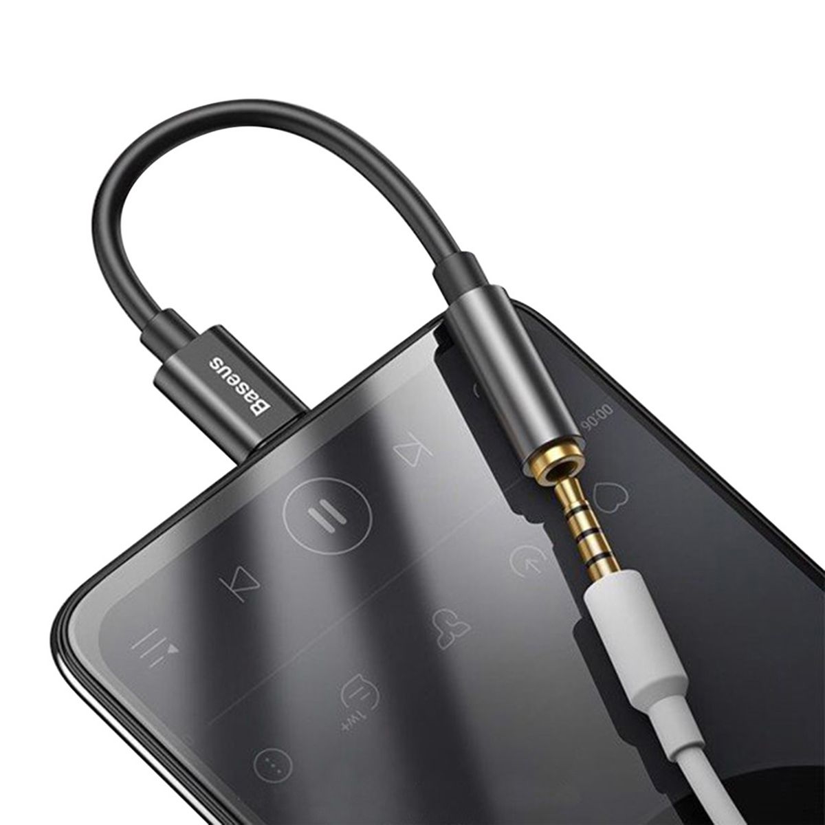 Baseus L54 Type C to 3.5mm Aux Adapter Audio Adapter Type-C to 3.5mm Jack Headphone Type C Audio Converter Adapter