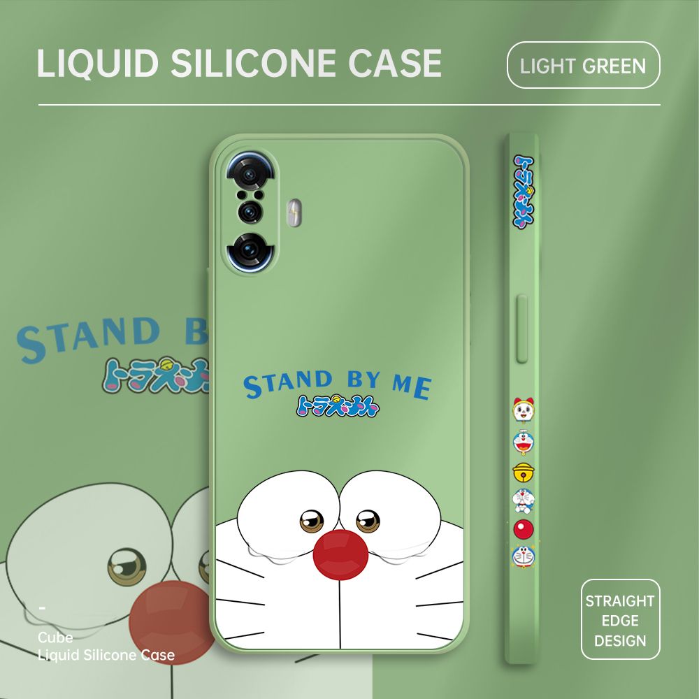 ZeroQiQi for Xiaomi Poco F3 GT Case Cartoon Weeping Cat Phone Cover Soft Full Lens Protection Casing Ultra Thin Soft Liquid Silicone Phone Cases