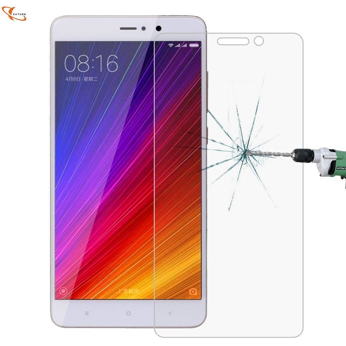 For Xiaomi Mi 5s plus Tempered Glass 9H 2.5D Protective Film Explosion-proof Screen Protector -  Transparent