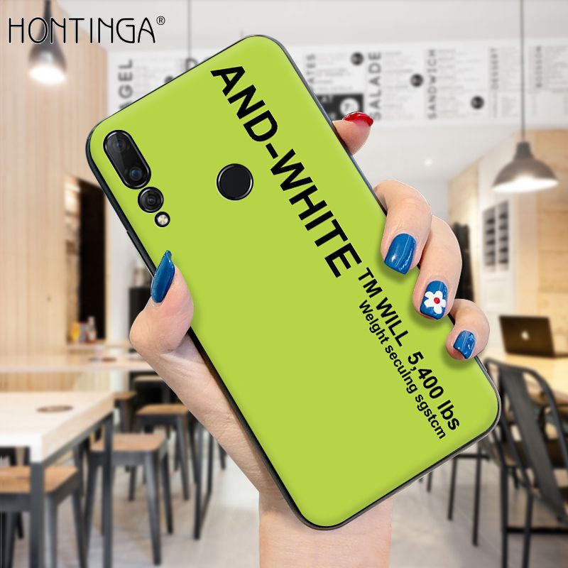 Hontinga for Huawei Nova 4 Case Simple Generous Clean Color Girls Boys Cases Shockproof Soft Silicone TPU Phone Cover