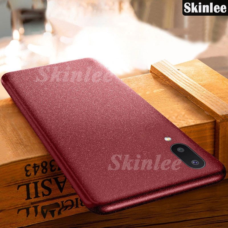 For Samsung Galaxy A01 Matte Silicone Soft Cover Case for Samsung A01 Super Scrub Non-slip Bcak Cover Cases
