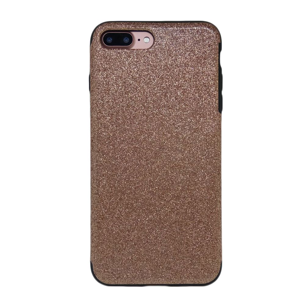 Anti-Fall Flash Powder Type Phone Protective Case Cover For Iphone 7 Plus Gold Flash Powder