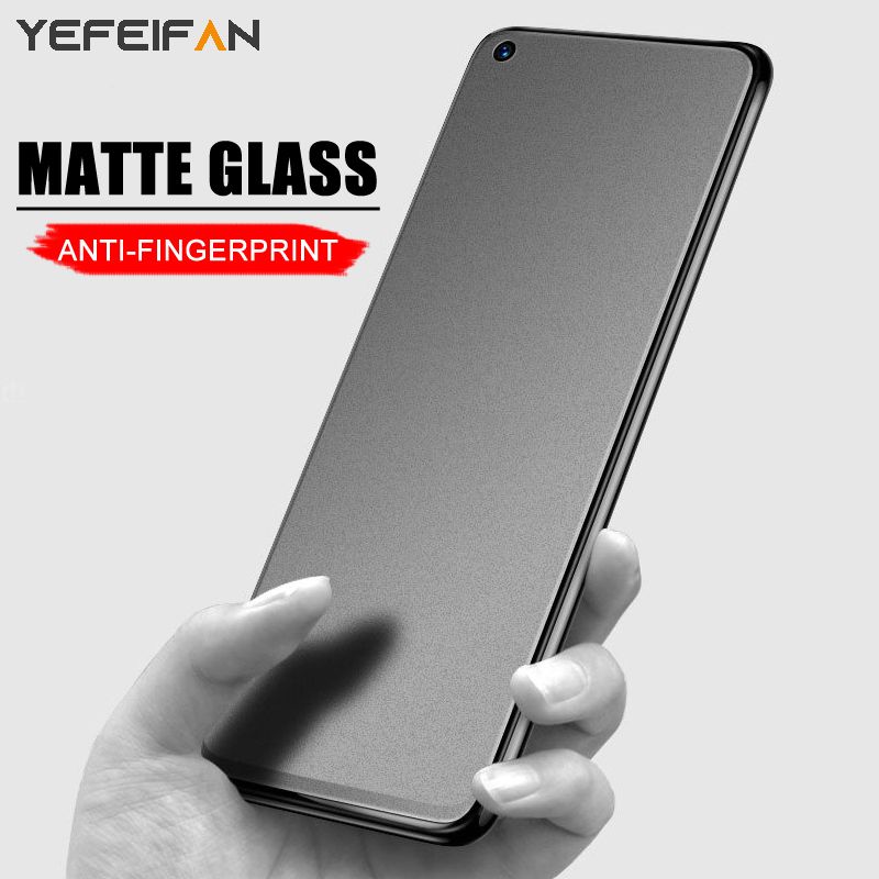 Oppo f19/f19 pro/reno 5/reno 5 lite/a15/a15s/a94/a74 প্রিমিয়াম অ্যান্টি ফিঙ্গারপ্রিন্ট গেমিং ম্যাট স্ক্রিন প্রোটেক্টর টেম্পার্ড গ্লাস