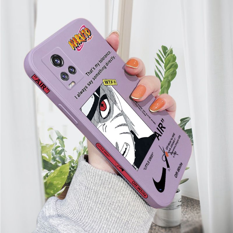 AMORVOR for Vivo V20 Pro Back Cover Anime Uzumaki Naruto Side design Soft Case Liquid Silicone Phone Cases