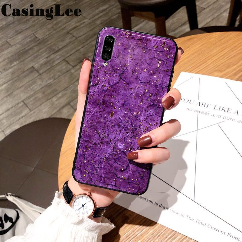 Protect Cover For Huawei Y9S Case Luxury Emerald marble Fashion Female Lady Rhinestone Phone Cases For Huawei Y9S Back Cover For girls and Boys