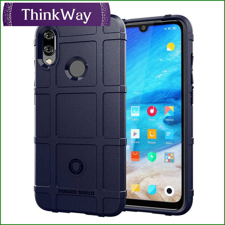 Rugged Shield Square Grid Texture TPU Cell Phone Shell For Mi CC9 Pro/ Mi Note10/ Mi Note10 Pro & Xiaomi CC9/A3 Lite/ Xiaomi 9 Lite