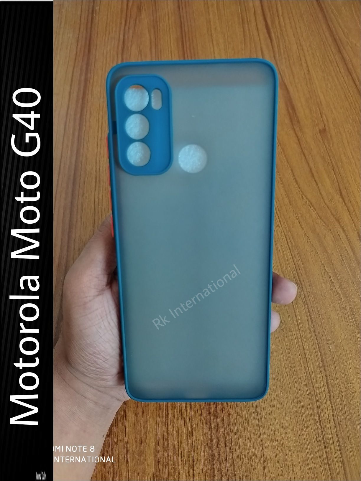 Matte Finish Camera Protection Smoke case back cover FOR Motorola Moto G40