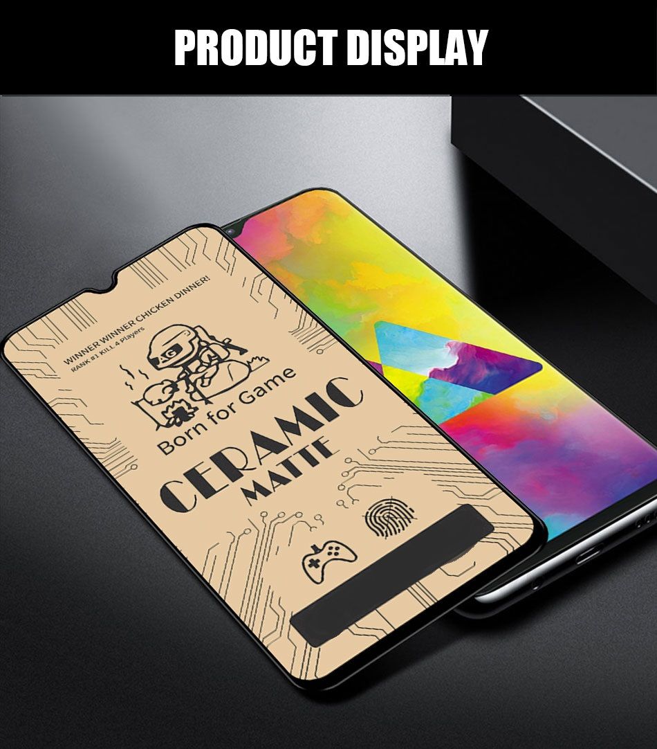 For Realme C21/C20/C20A/C11(2021) Premium Anti-Fingerprint Ceramic Matte Gaming and Flexible Tempered Screen Protector