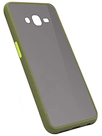 For samsung galaxy j72016  - Luxury Matte Camera Protective Shockproof and Smoky Transparent Trendy Stylish Back Cover Case