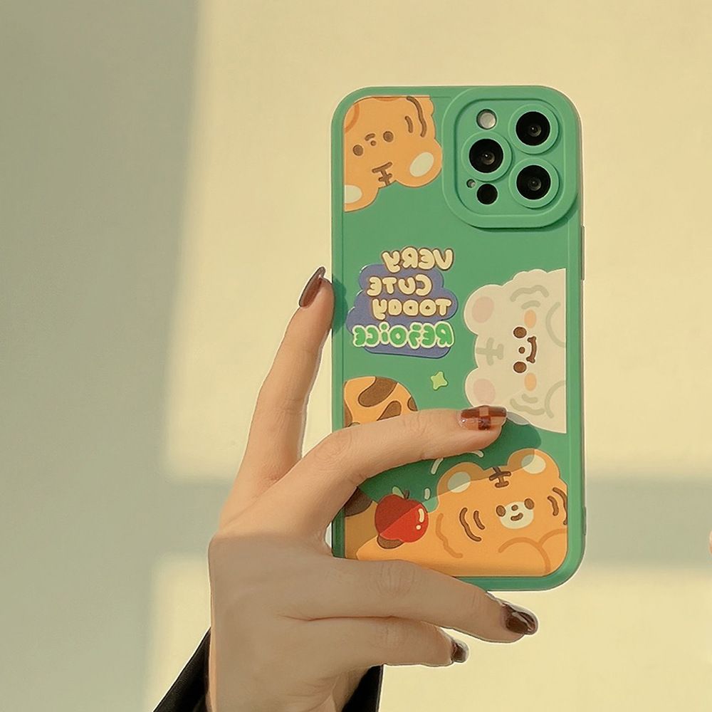 Cute Cartoon Case Soft Silicone Cover Mobile Phone Protective Case