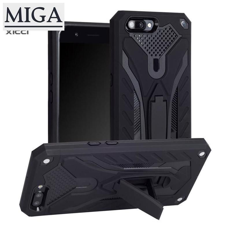 For Huawei Nova 3 Phantom Knight Anti-falling Mobile Set Huawei Nova 3 2-in-1 Creative Full Cover Invisible Bracket Mobile Shell
