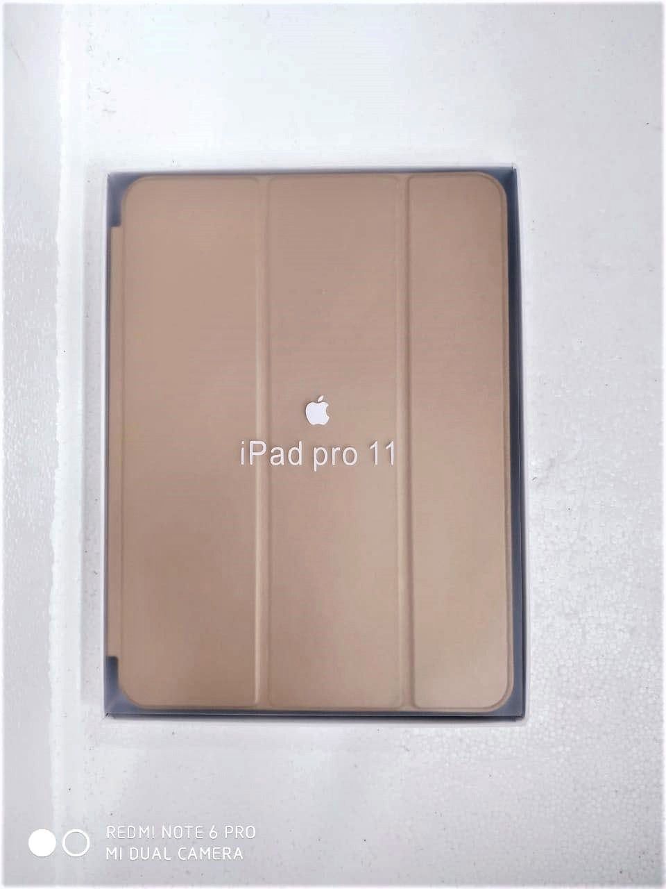 Apple iPad Pro 11 (2018) / iPad Pro (11-inch, 1st generation) Luxury Horizontal Flip Premium Leather Case with 3-folding Holder Silk Texture Cover