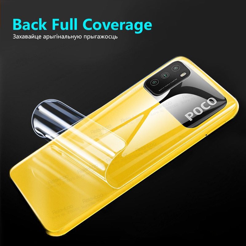 For Xiaomi Poco M2 Pro Hydrogel Film Soft Film Back Poly Transparent