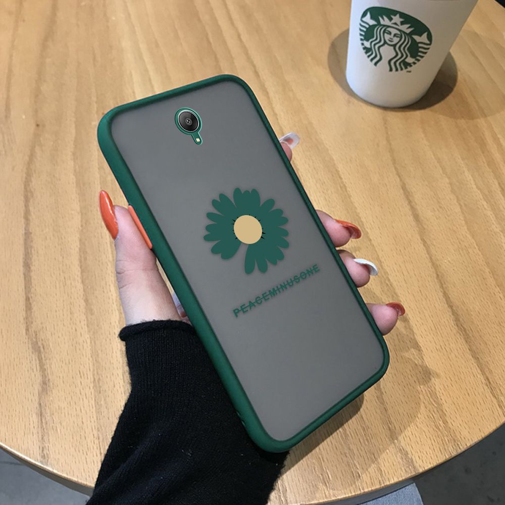 Jizetin for Redmi Note 2 Back Cover Small Fresh Daisies Mobile Phone Case Ultra Thin Full Lens Protection Phone Case for Girl