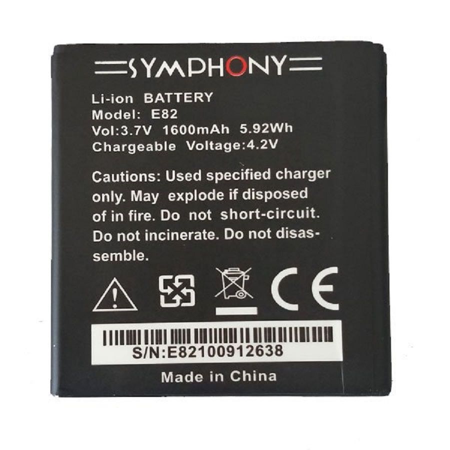 সিম্ফনি e82 1300mah এর জন্য মোবাইল ব্যাটারি