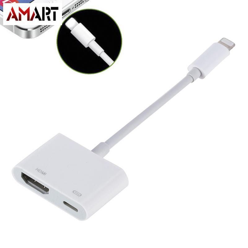 Lightning to Digital AV TV HDMI Cable Adapter for iPhone 7 8 Plus 6S iPad