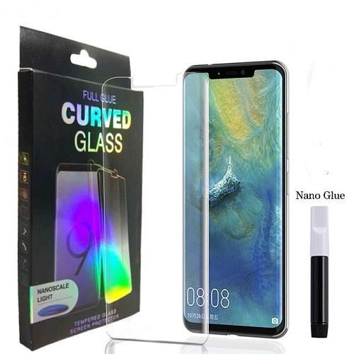HUAWEI P30 Pro Tempered Glass Screen Protector (UV Glass)-Transparent